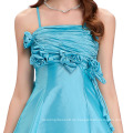 Grace Karin Taft Spaghetti Straps Himmel blau kurze Puffy Prom Dress Patterns CL6071